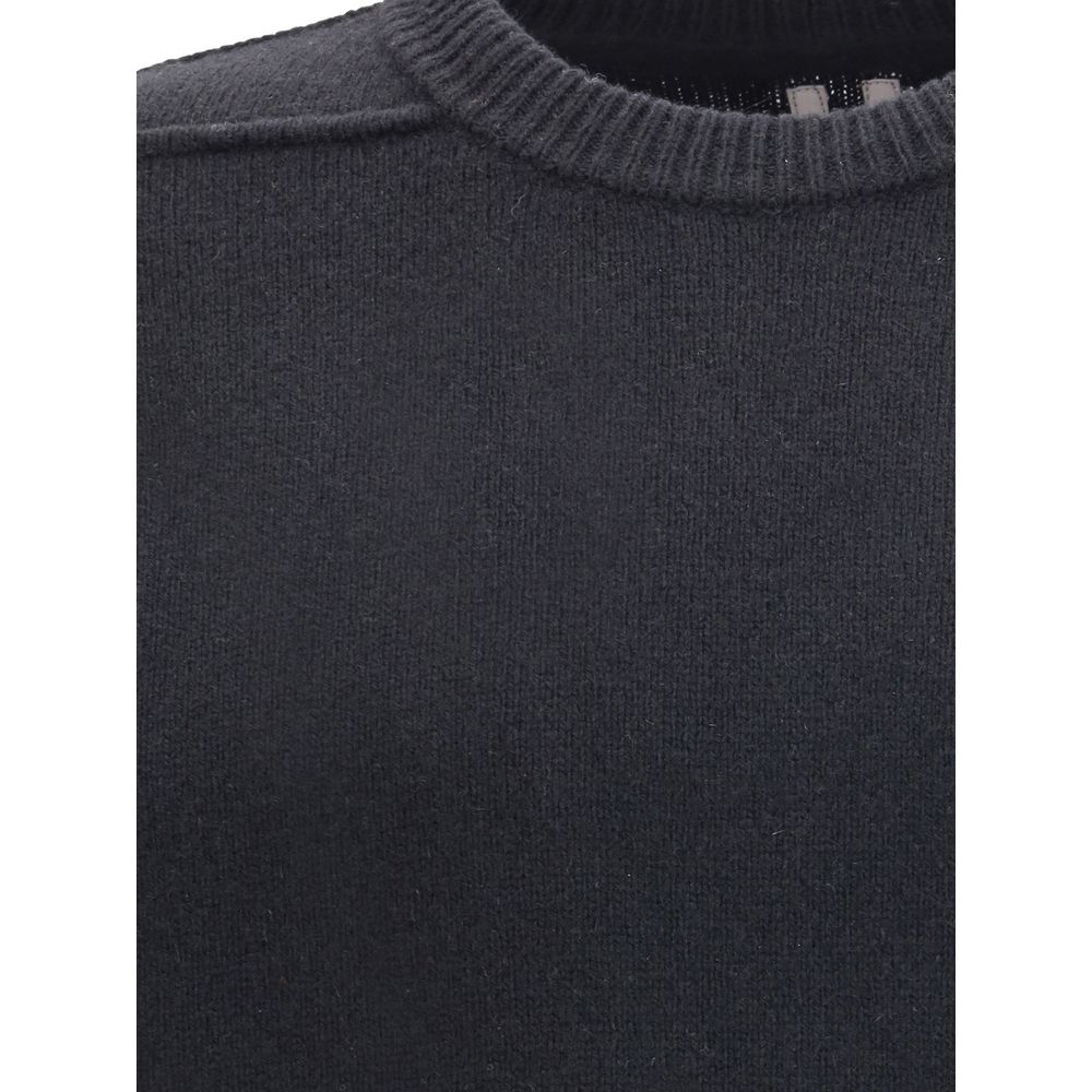 Rick Owens Black Cashmere Cashmere Sweater