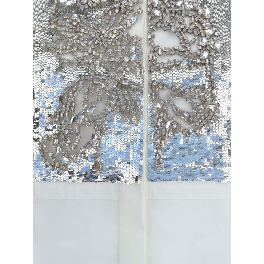 Alexander McQueen White Cotton Dress Shirt