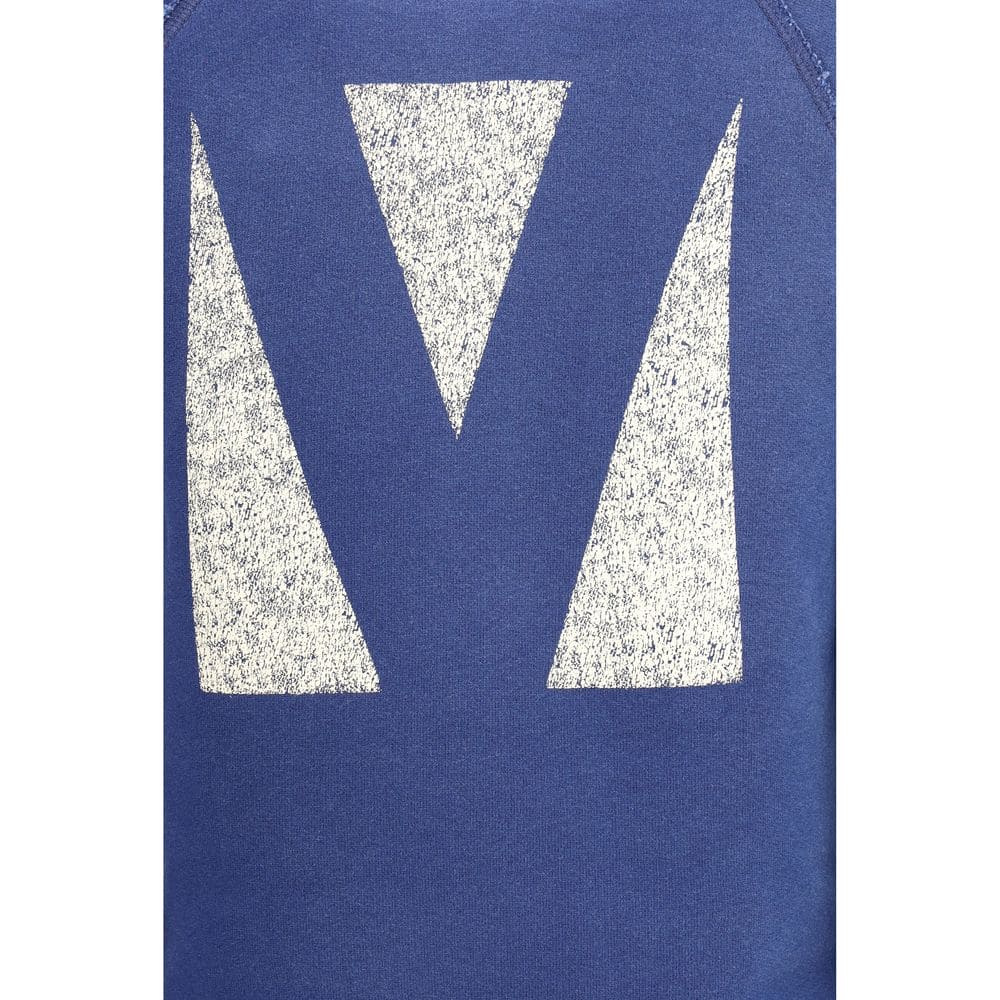 Valentino Blue Cotton Sweatshirt