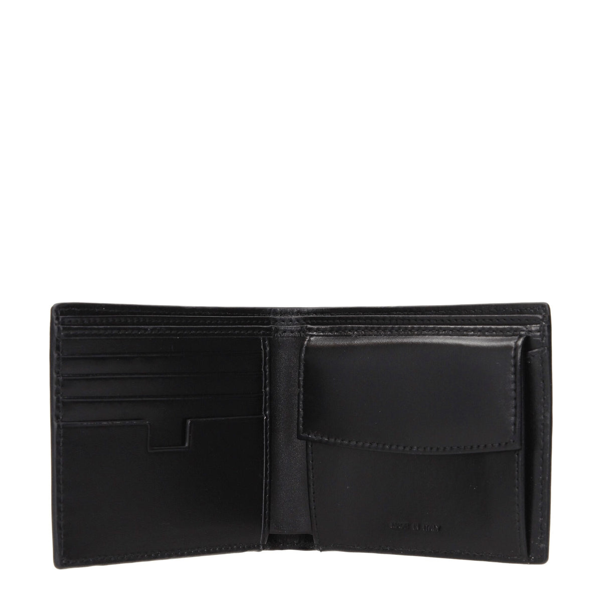 Testoni Black Leather Wallet