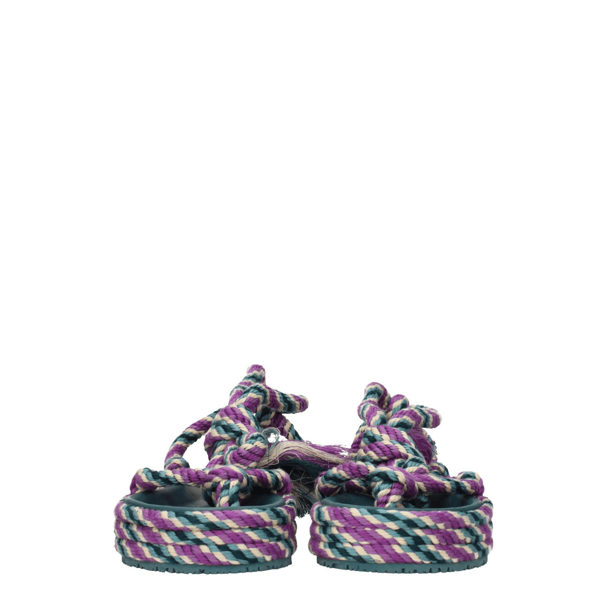 Isabel Marant Multicolor Fabric Flat Sandals