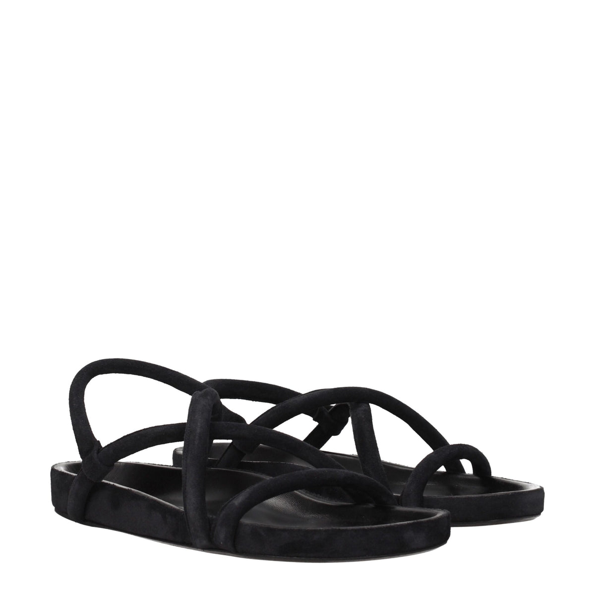 Isabel Marant Black Leather Sandals