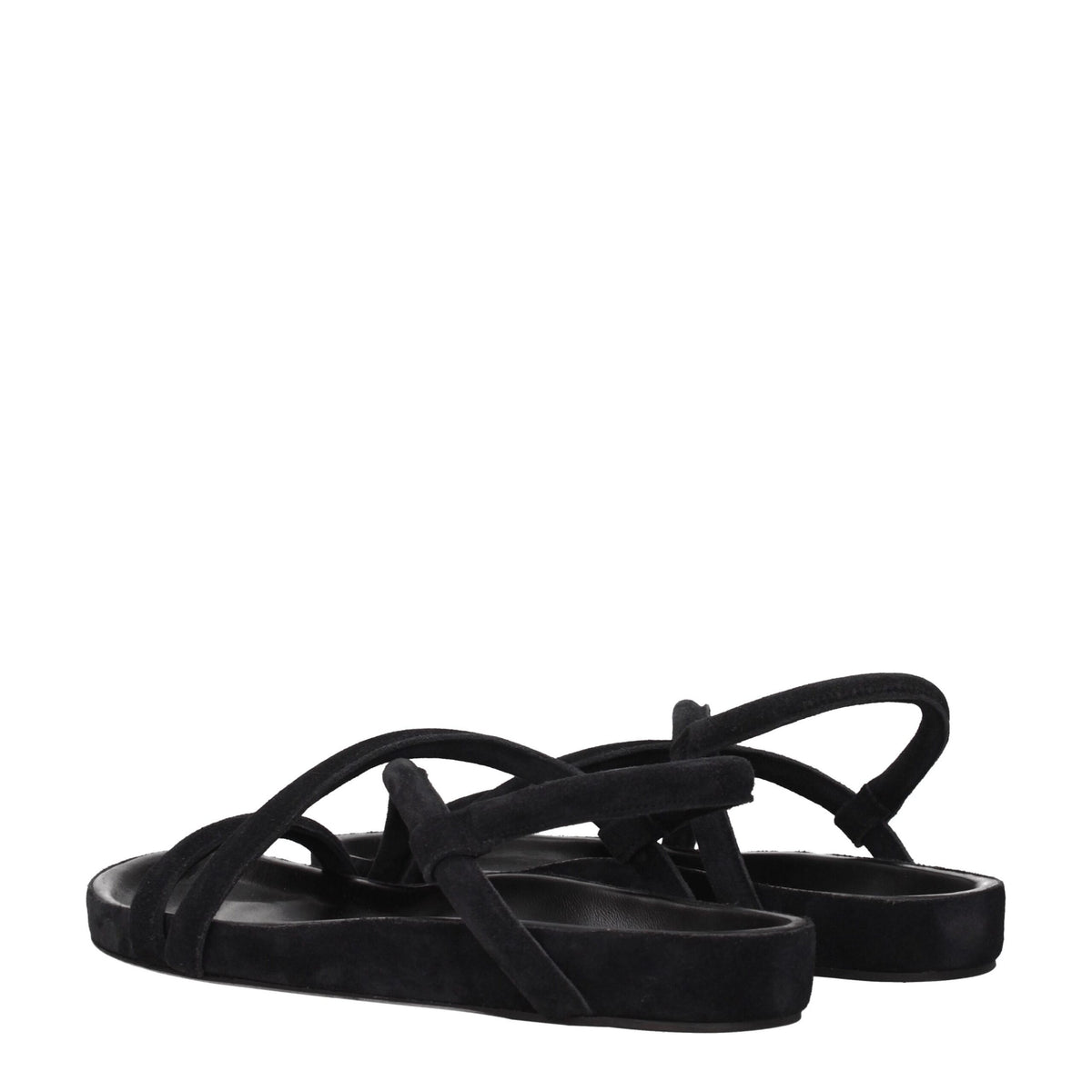 Isabel Marant Black Leather Sandals