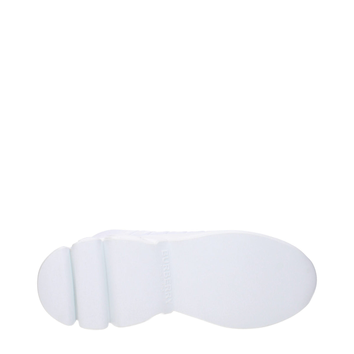 Burberry White Leather Sneakers