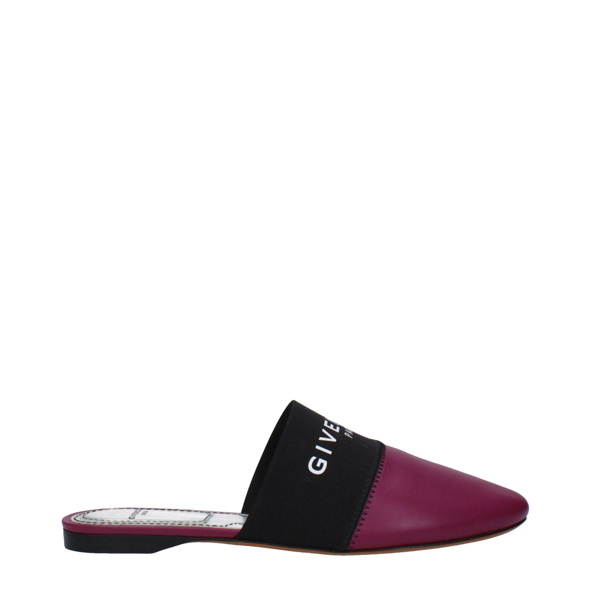 Givenchy Purple Leather Slippers