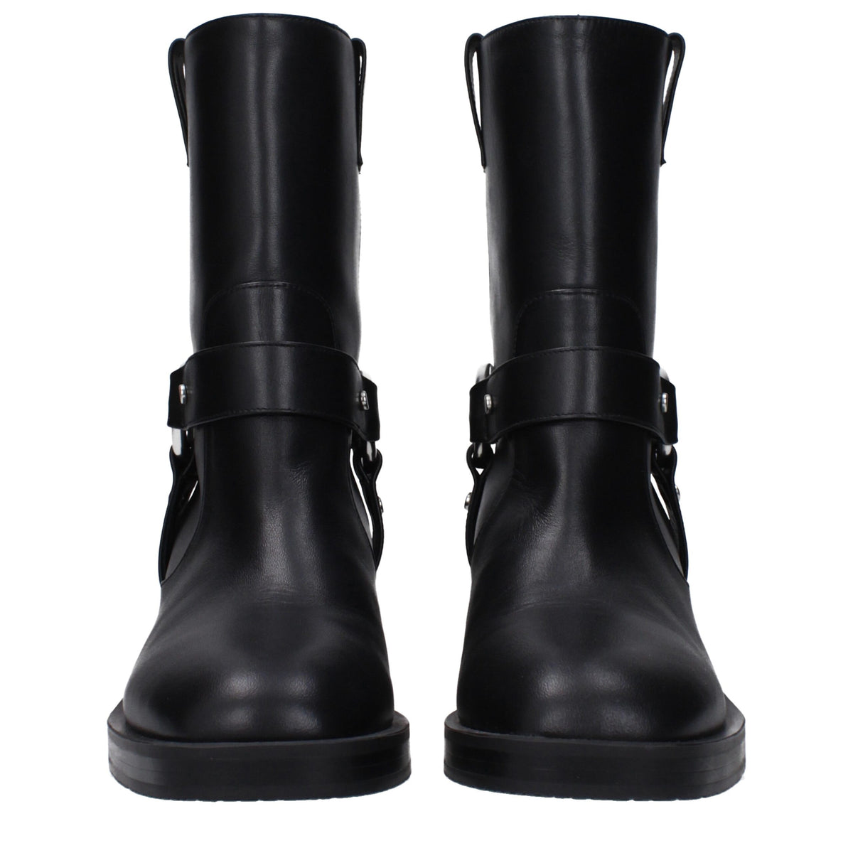 Stuart Weitzman Black Leather Ankle Boots