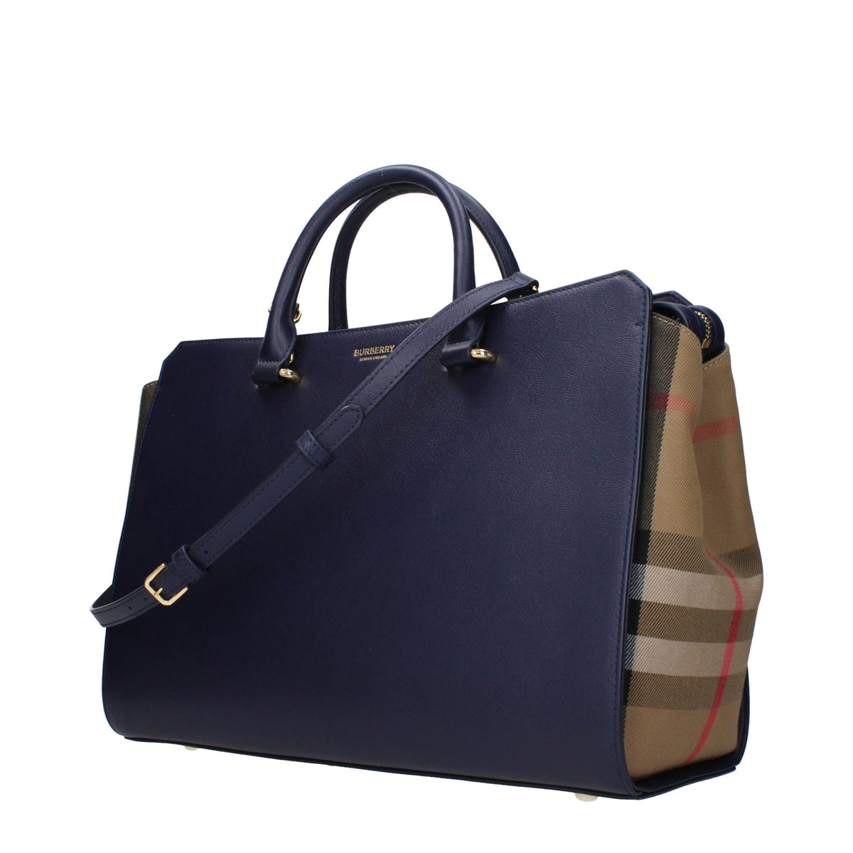 Burberry Blue Leather Handbag