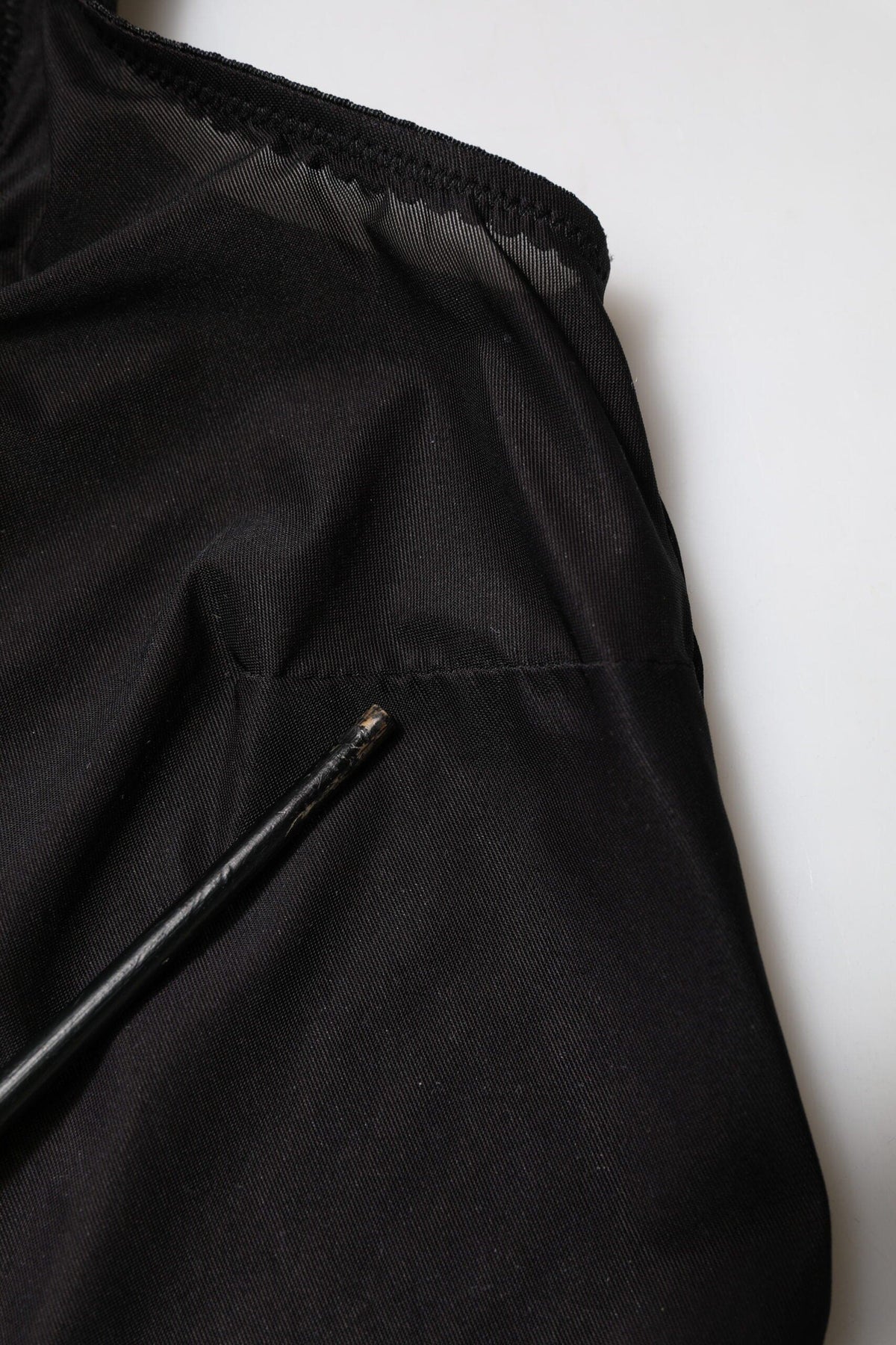 Dolce & Gabbana Black Nylon Sleeveless Round Neck Tank Top