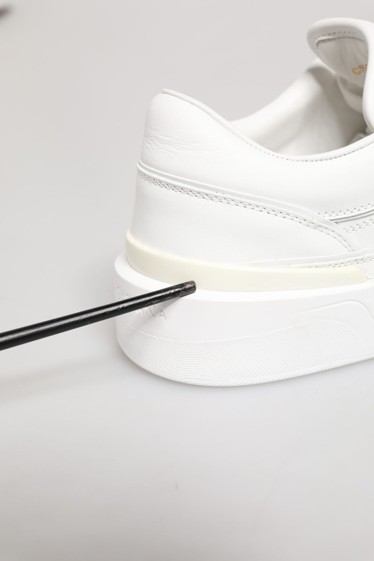 Dolce & Gabbana White Miami Leather Low Top Sneakers Shoes