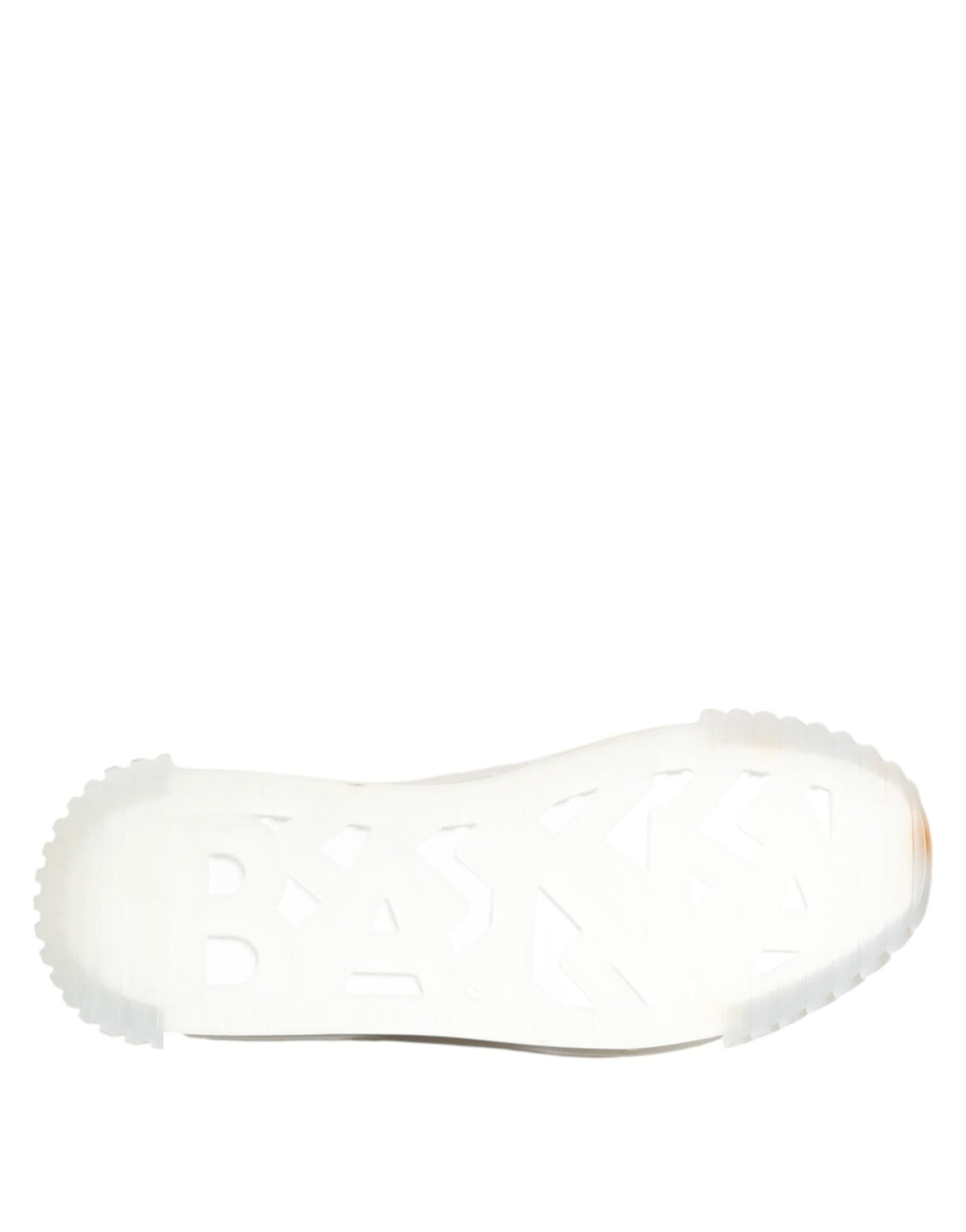 Dolce & Gabbana Silver Black Nylon NS1 Low Top Sneakers Shoes