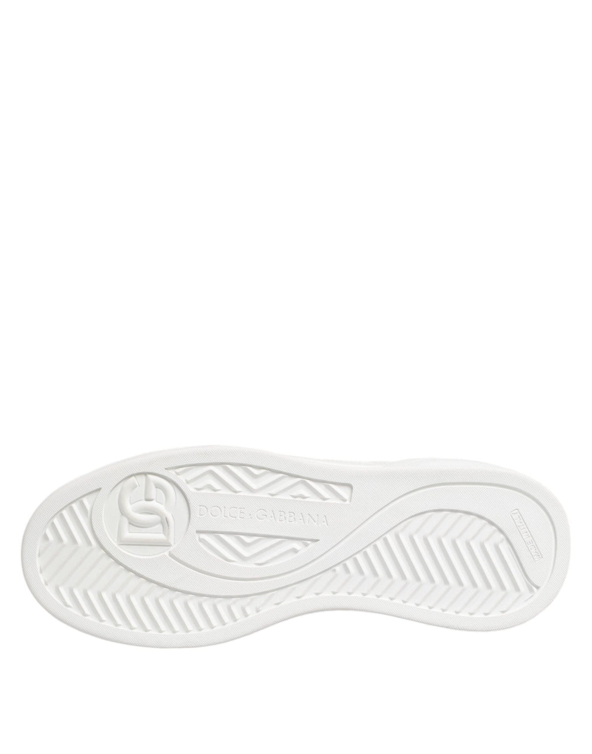 Dolce & Gabbana White Miami Leather Low Top Sneakers Shoes