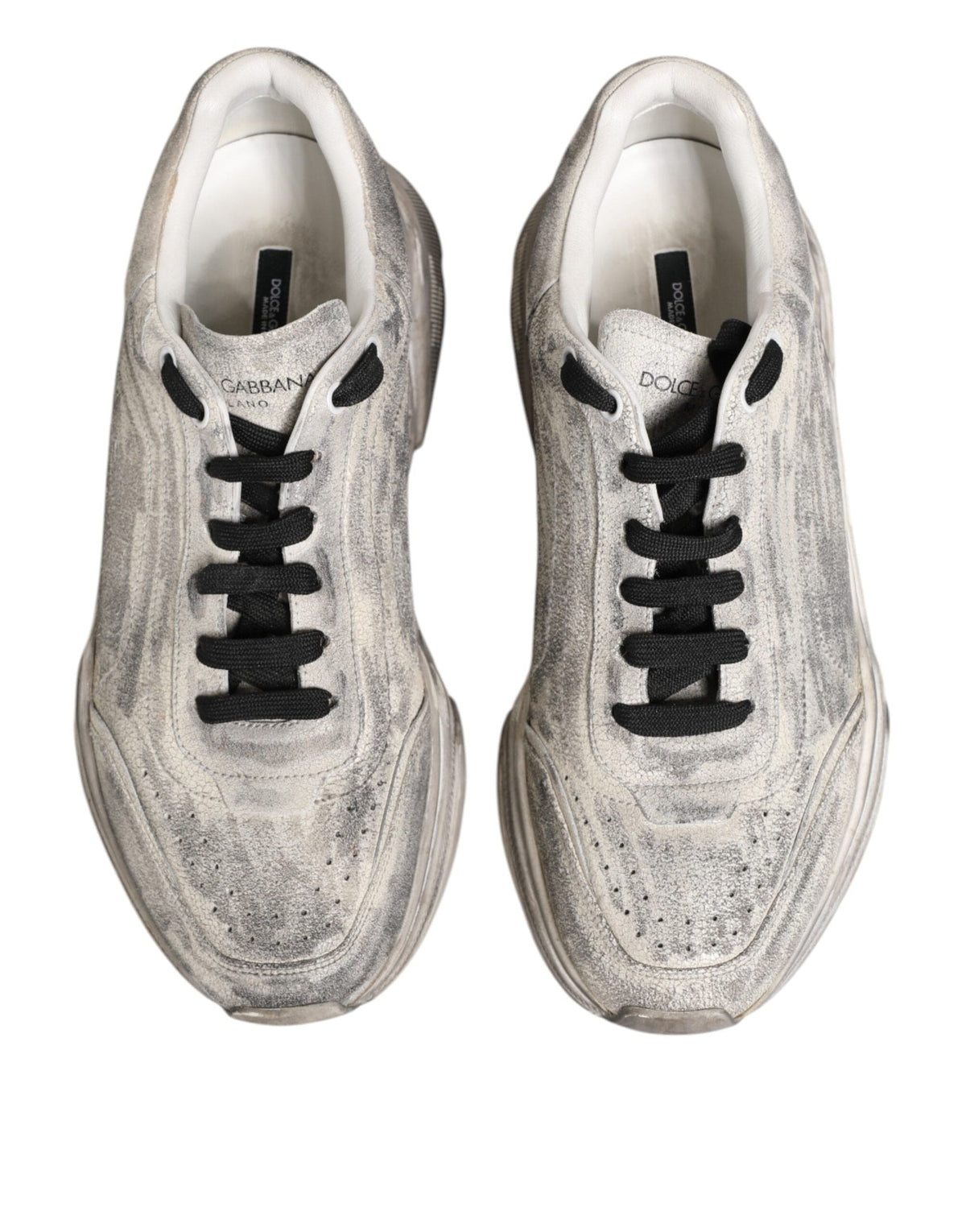 Dolce & Gabbana White Daymaster Low Top Men Sneakers Shoes