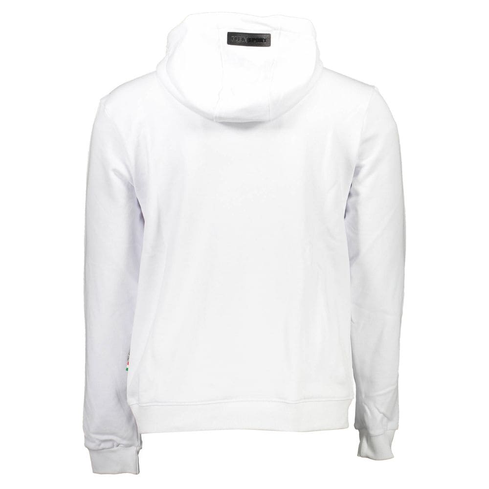 Plein Sport "Bianco Cotton Men Sweatshirt"