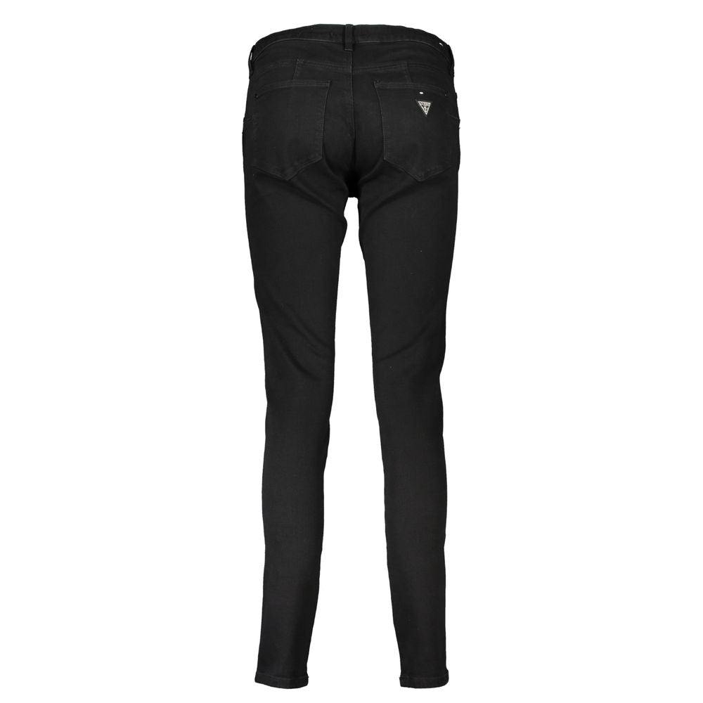 Guess Jeans Nero Cotton Women's Skinny Jean