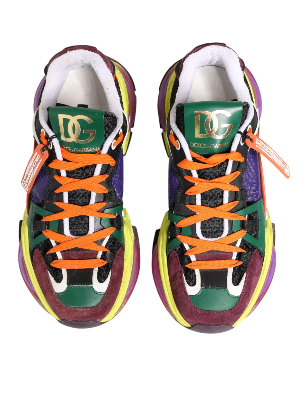 Dolce & Gabbana Multicolor Airmaster Men Sneaker Shoes