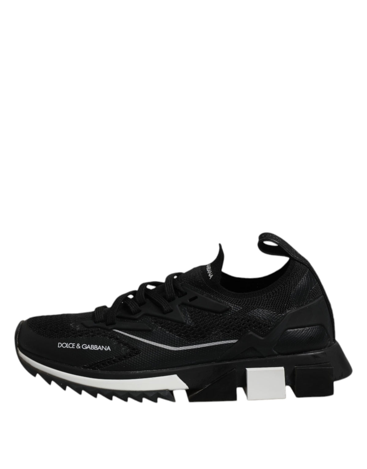 Dolce & Gabbana Black SORRENTO Lace Up Men Sneakers Shoes