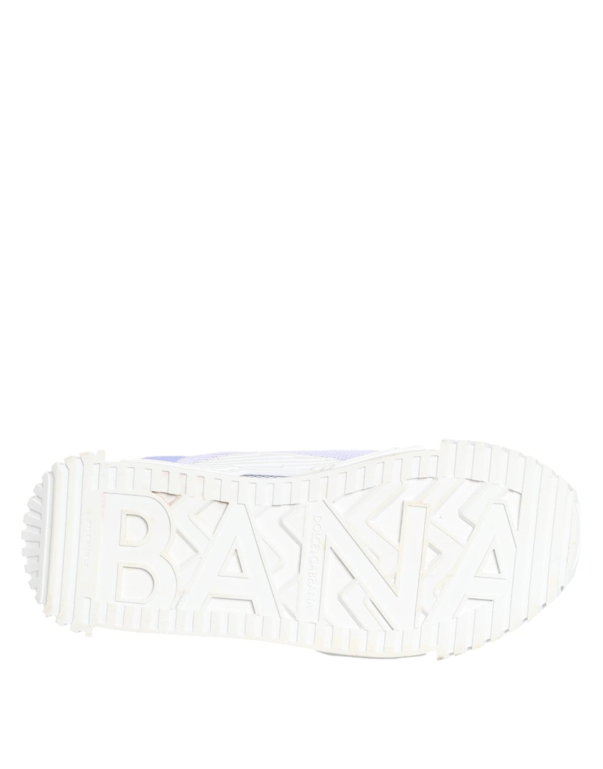 Dolce & Gabbana Purple White NS1 Lace Up Low Top Sneakers Shoes