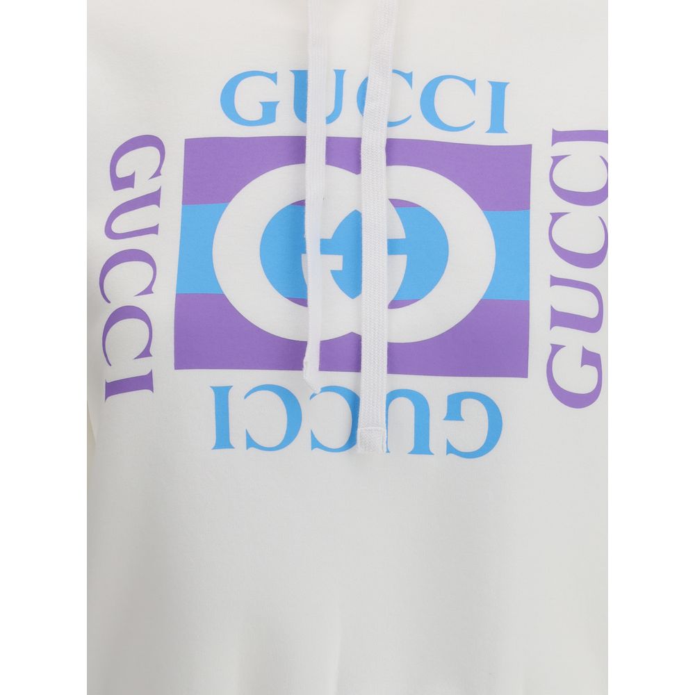 Gucci White Cotton Sweatshirt
