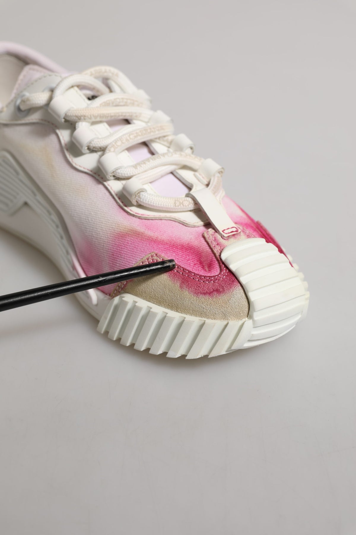 Dolce & Gabbana White NS1 Lace Up Low Top Sneakers Shoes