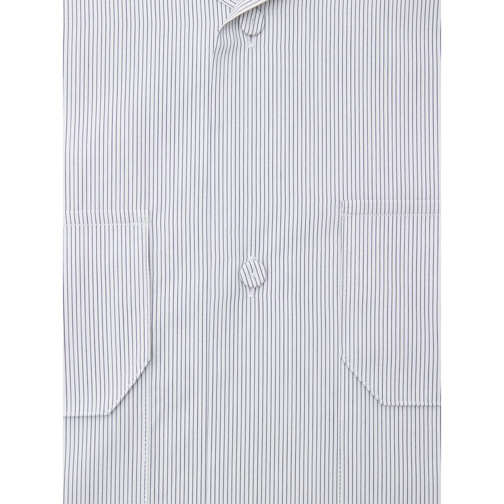 Jil Sander Blue Cotton Shortsleeve Shirt