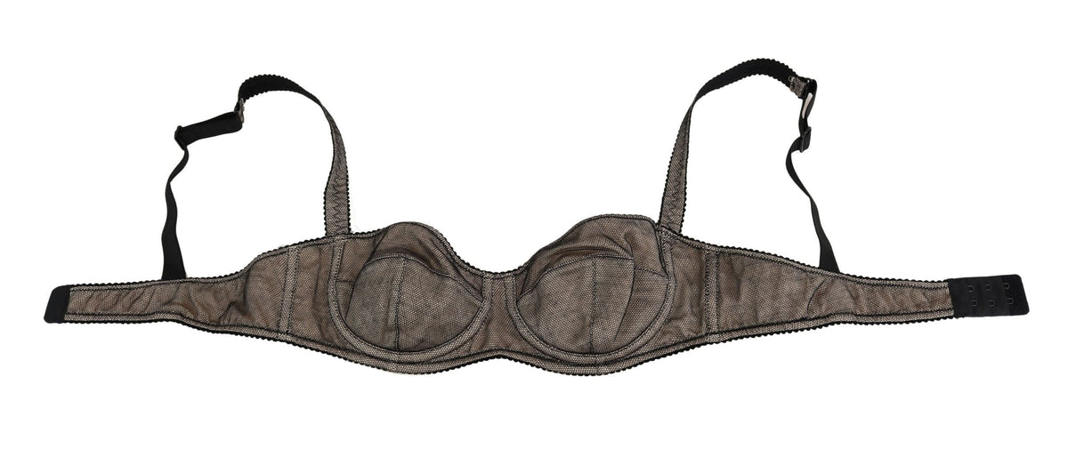 Soutien-gorge extensible marron élégant Dolce &amp; Gabbana pour femmes