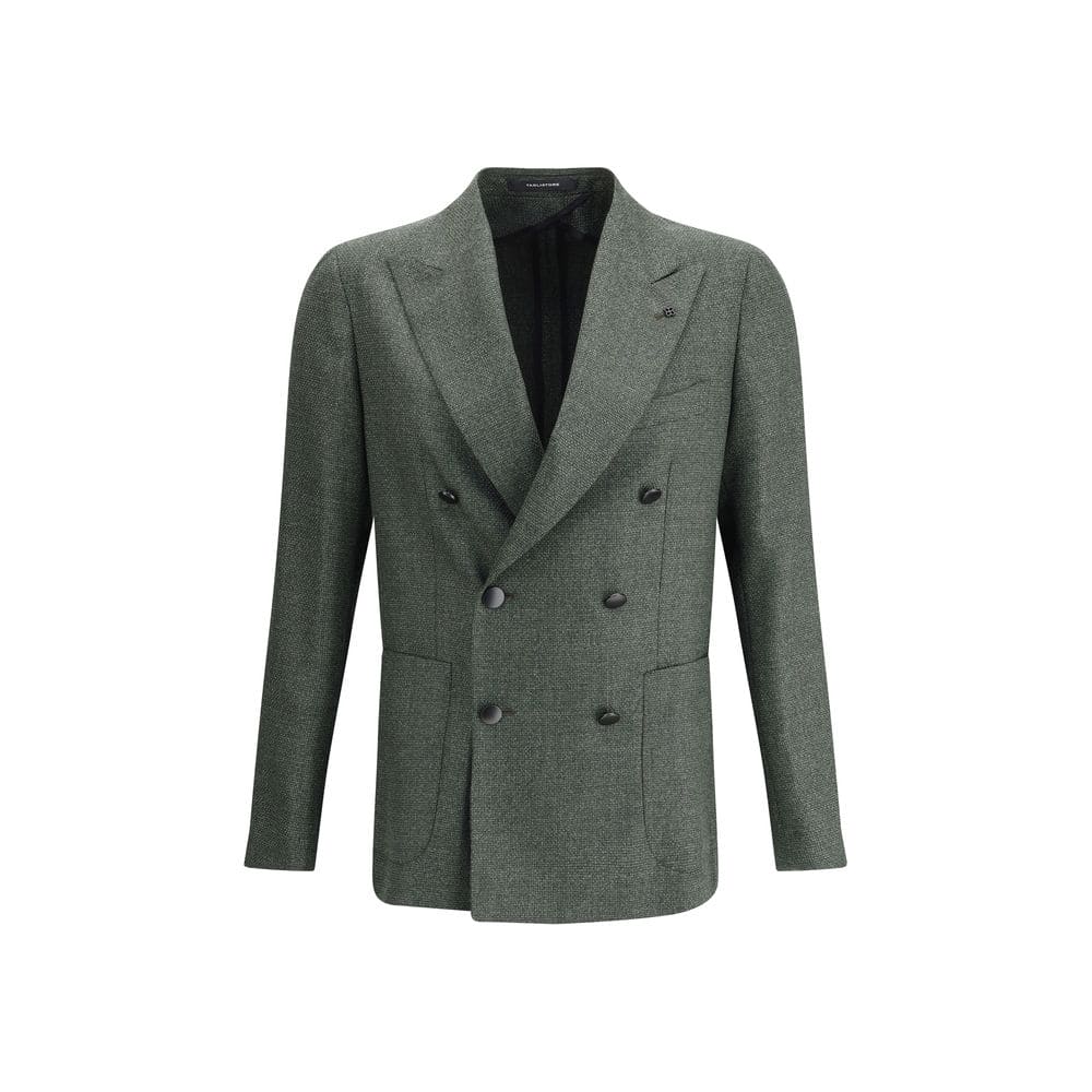 Tagliatore Bicolor Fleece Wool Blazer