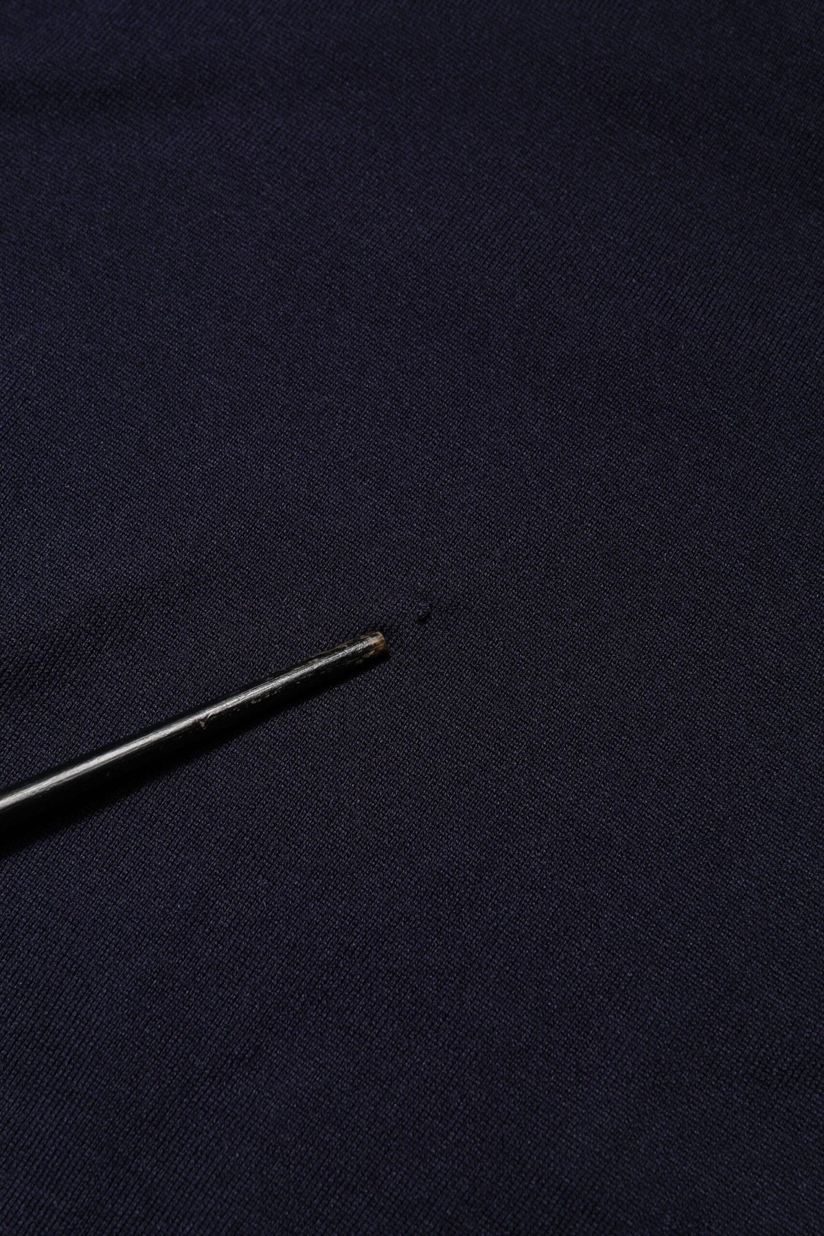 Dolce & Gabbana Dark Blue Silk Crew Neck Short Sleeves T-shirt