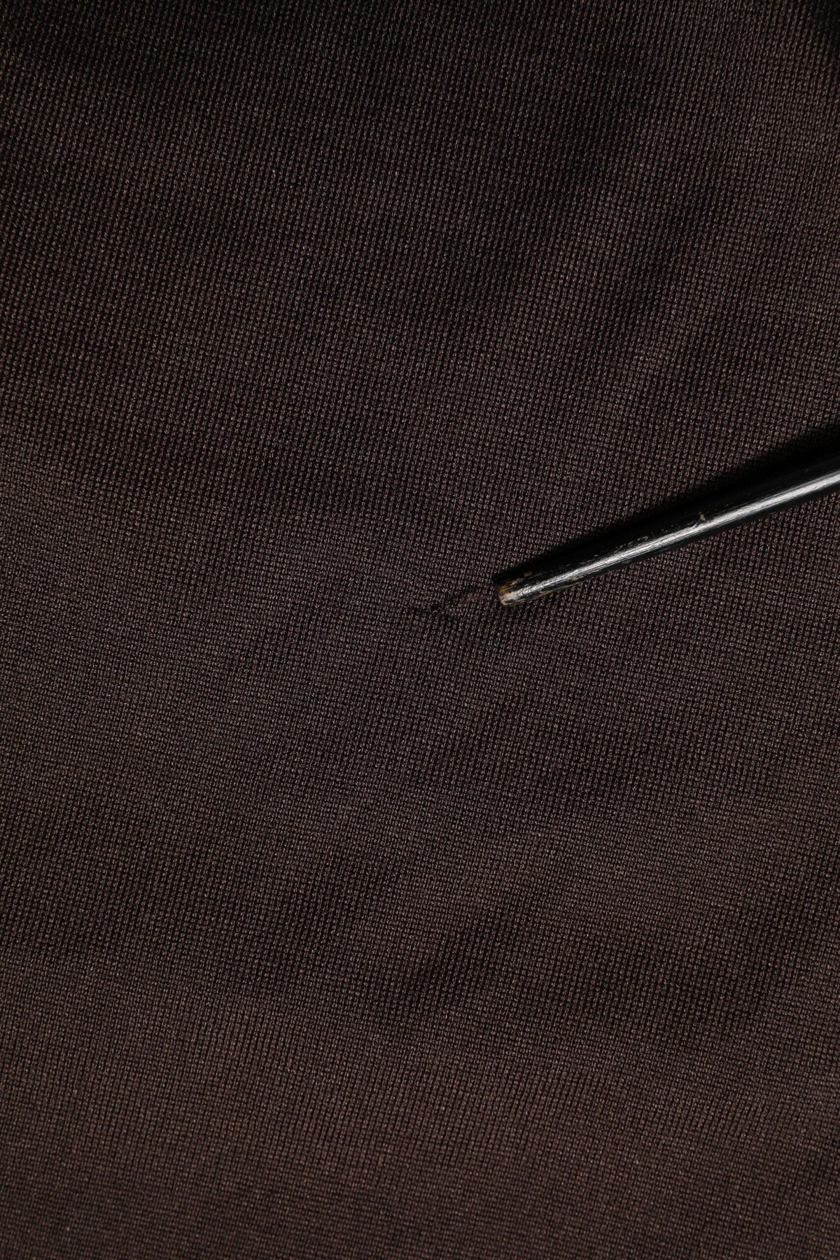 Dolce & Gabbana Brown Silk Crew Neck Short Sleeves T-shirt