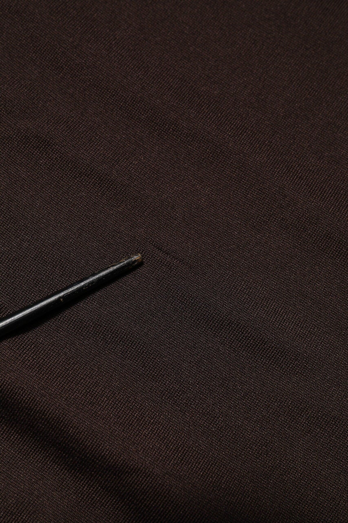 Dolce & Gabbana Brown Silk Crew Neck Short Sleeves T-shirt