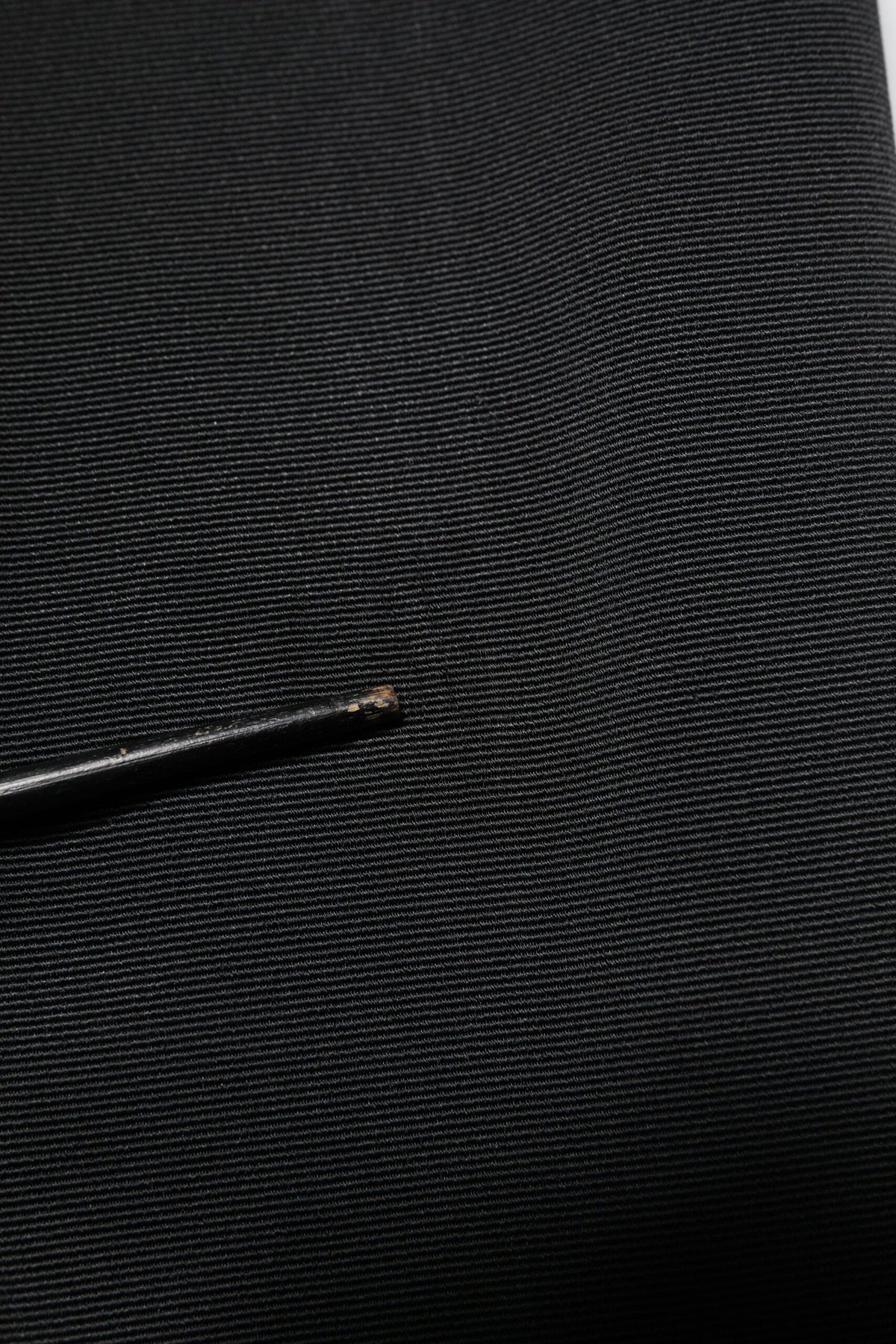 Dolce & Gabbana Black Acetate HighWaist Tapered Trouser Pants