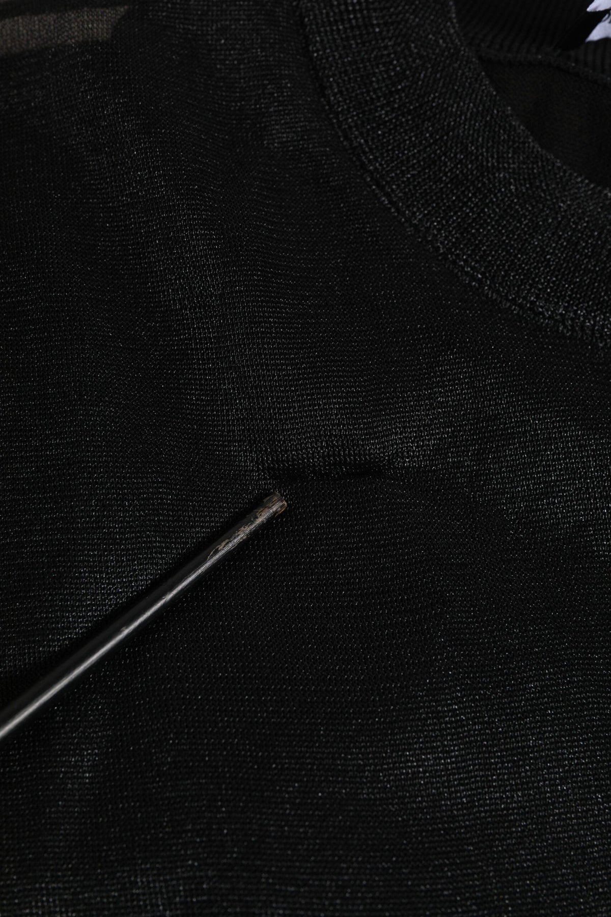 Dolce & Gabbana Black Polyester Pullover Sweatshirt Sweater