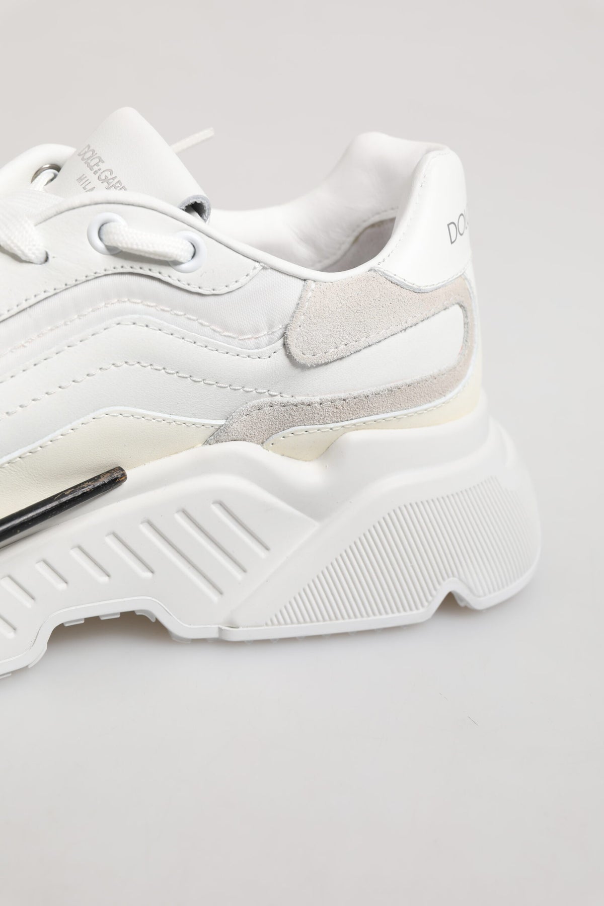 Dolce & Gabbana White Daymaster Low Top Mens Sneakers Shoes