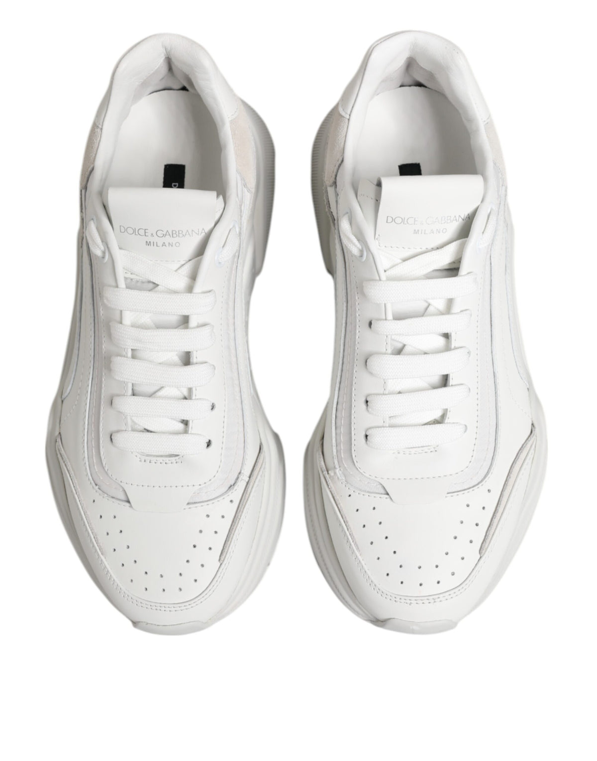 Dolce & Gabbana White Daymaster Low Top Men Sneakers Shoes