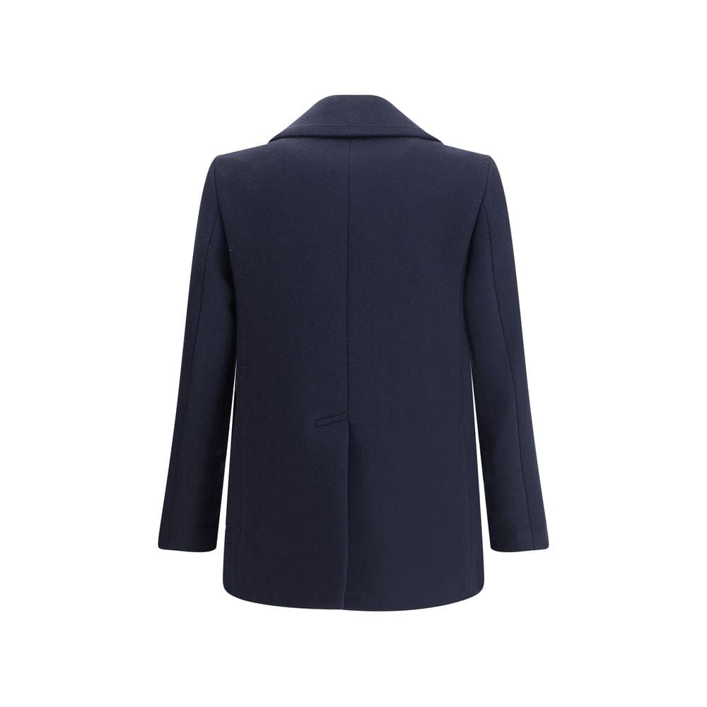 Givenchy Blue Wool Coat