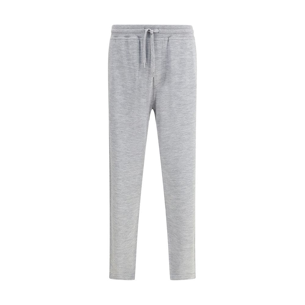 Brunello Cucinelli Gray Cashmere Casual Pants