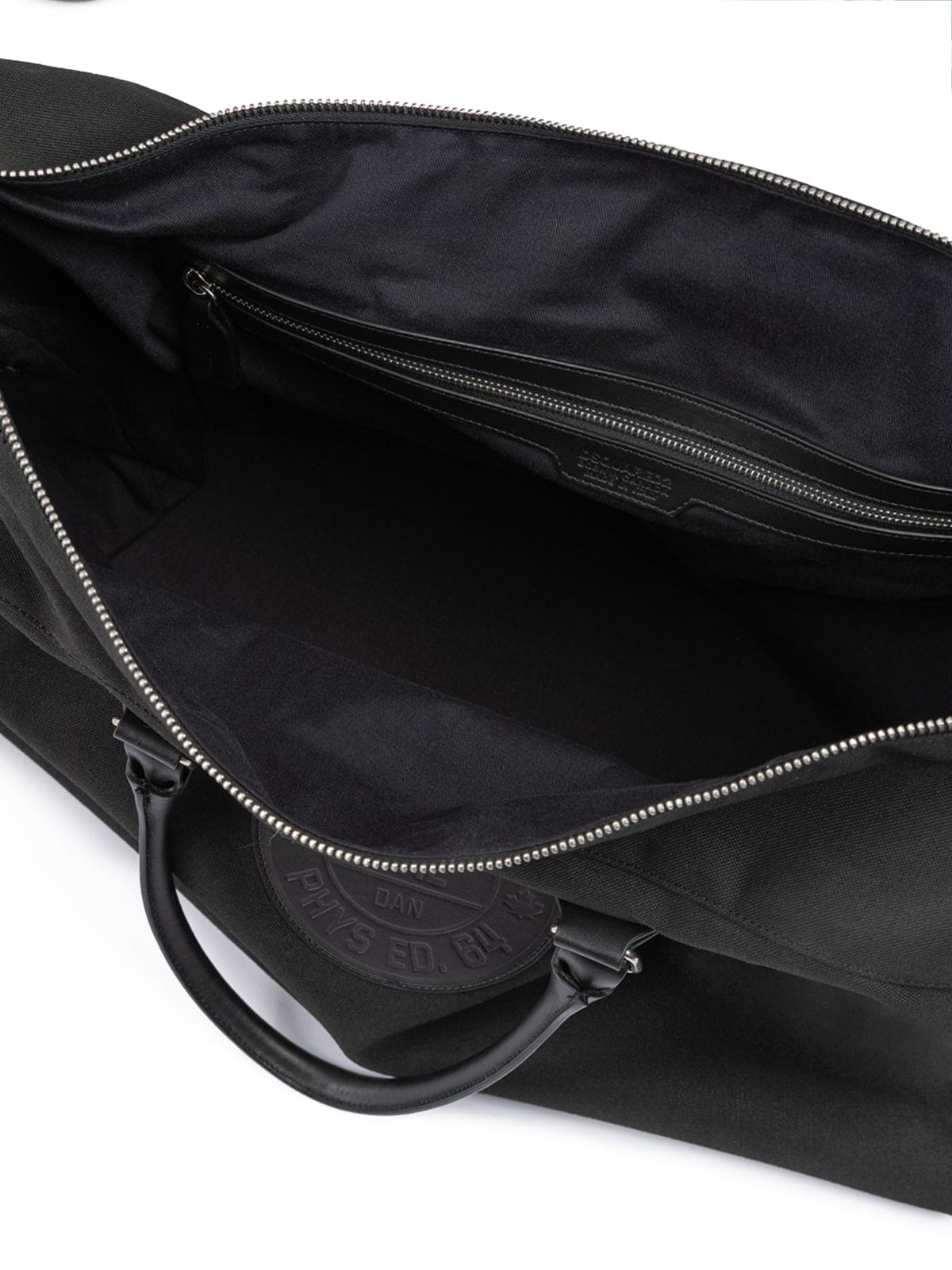 Dsquared² Black Fabric Weekend Travel Bag