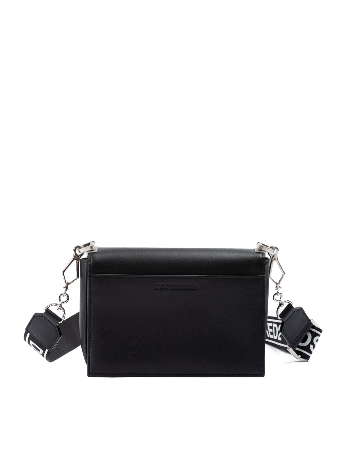 Dsquared² Black Leather Crossbody Bag