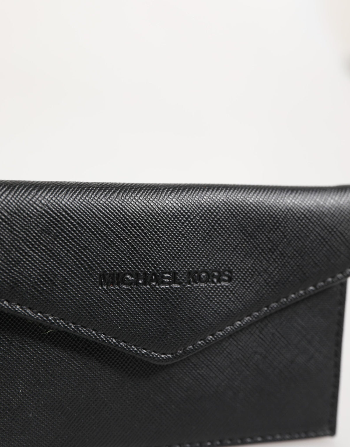 Michael Kors Black Saffiano Leather Envelope Holder Men's Accessory Wallet