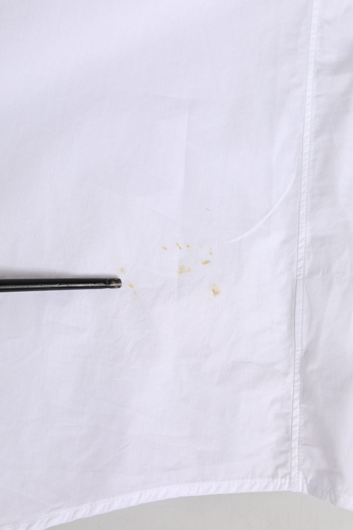 Dolce & Gabbana White Cotton Crown Collar GOLD Formal Shirt