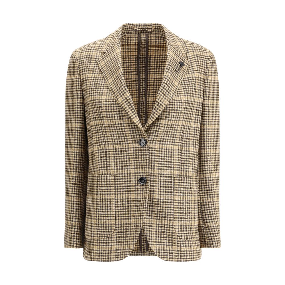 Lardini Beige Wool Blazer
