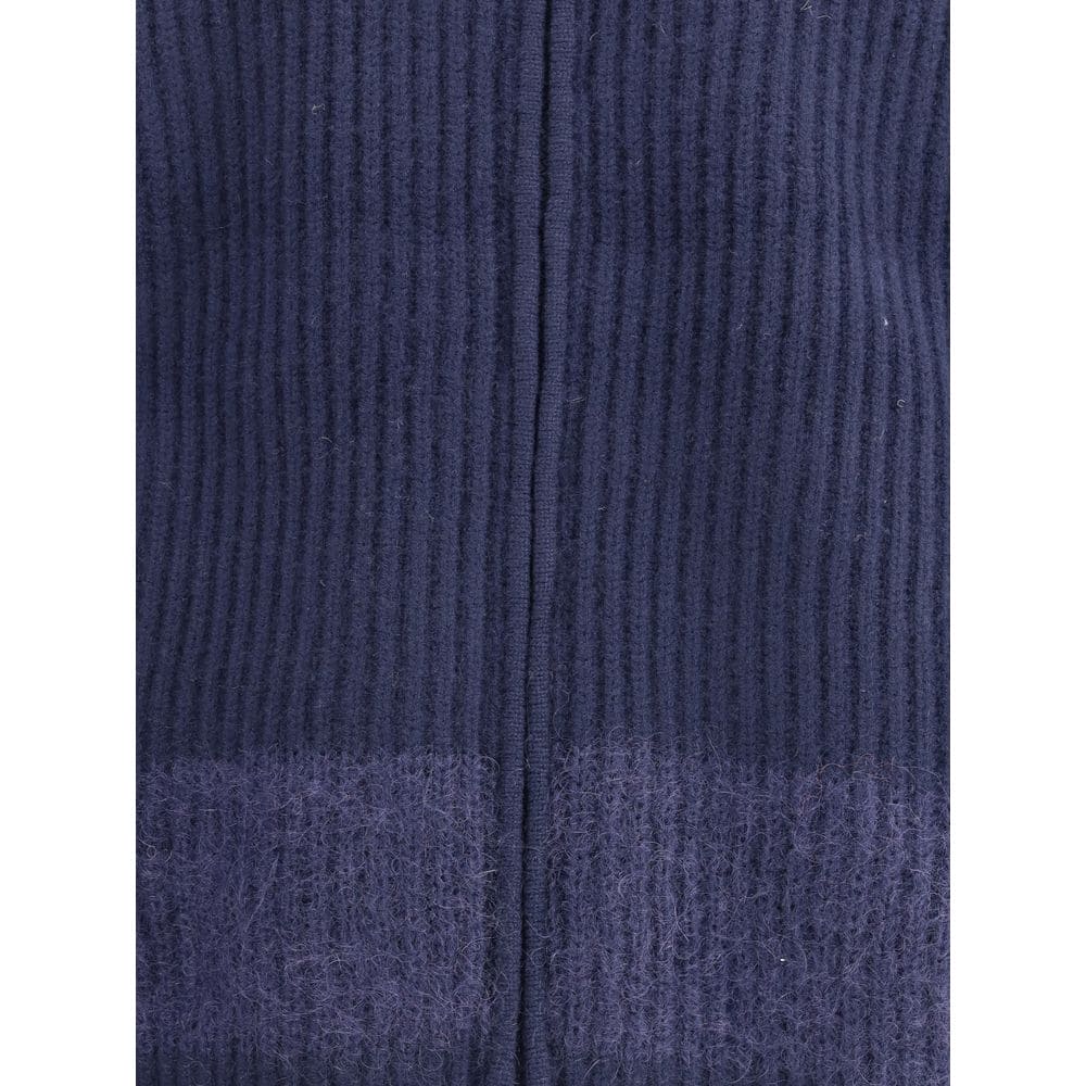 Dsquared² Blue Wool Cardigan