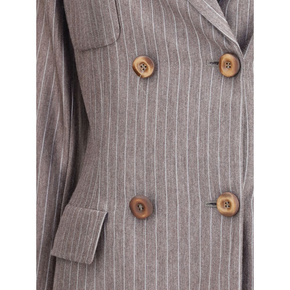 Giorgio Armani Brown Cashmere Blazer