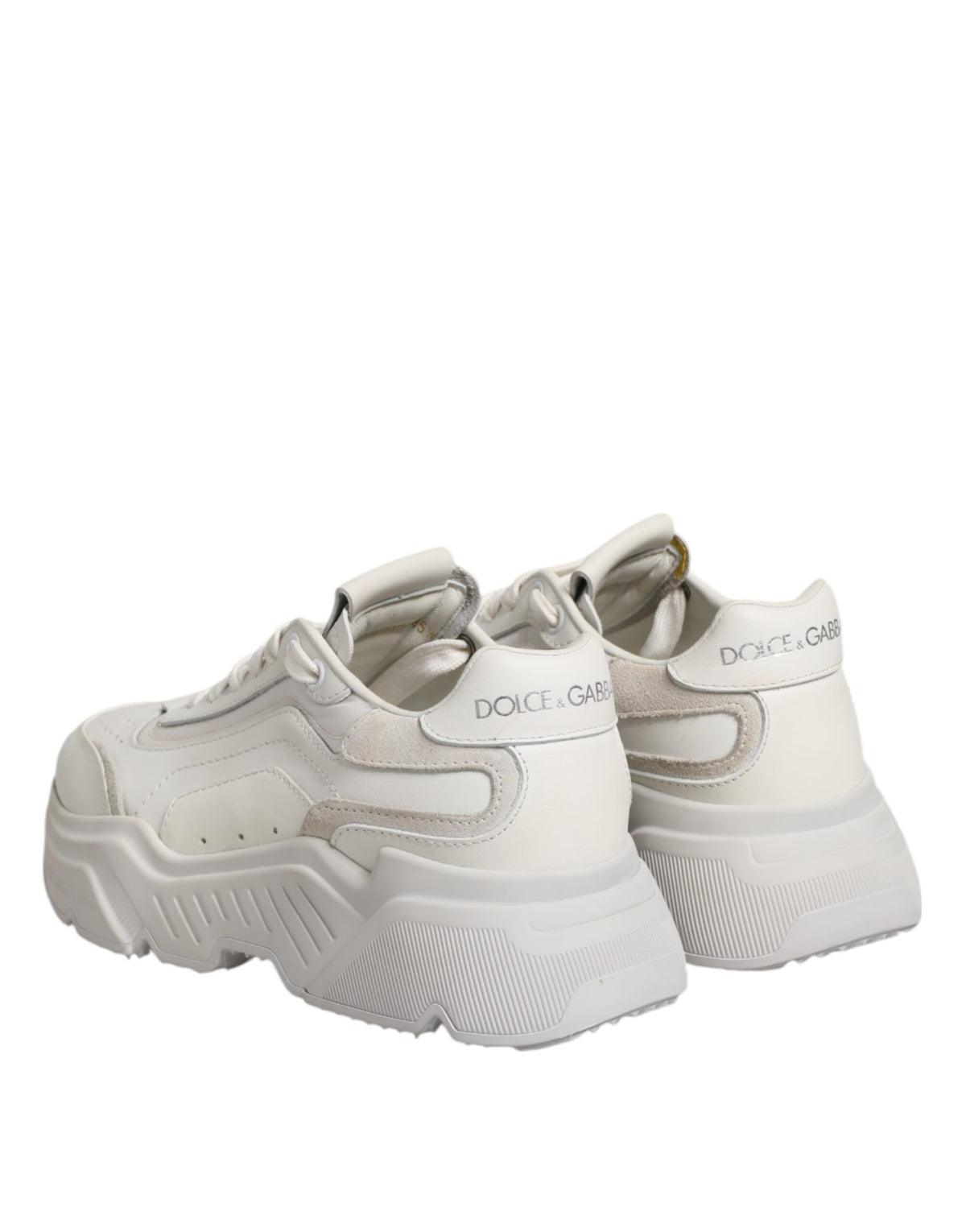 Dolce & Gabbana White Daymaster Low Top Sneaker Shoes