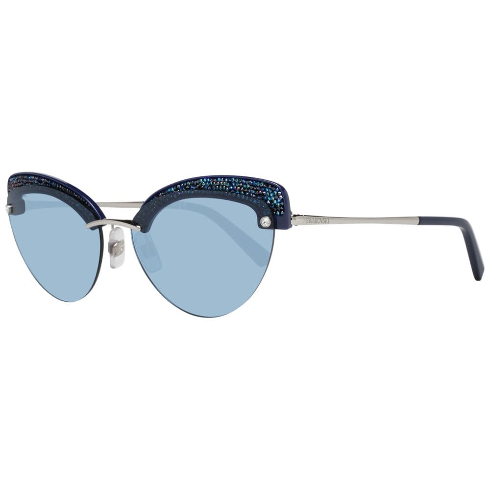 Lunettes de soleil Swarovski bleues pour femmes