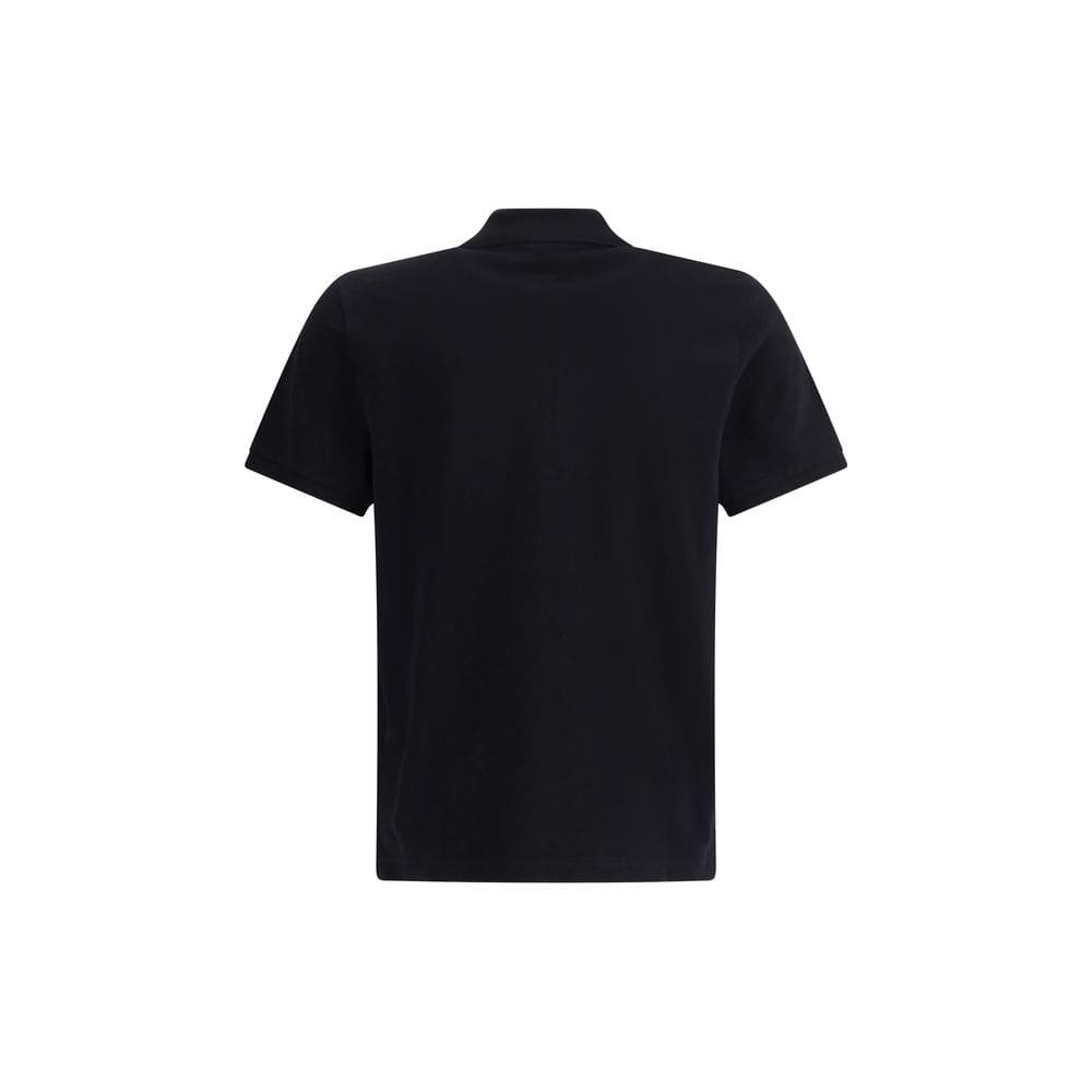 Moose Knuckles Black Cotton Polo Shirt