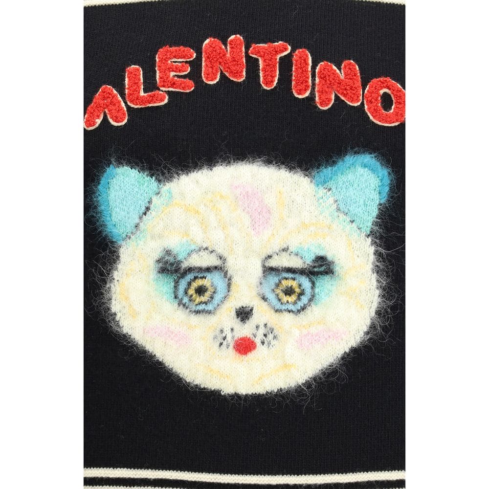 Valentino Multicolor Fleece Wool Sweatshirt