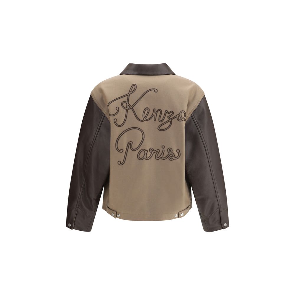 Kenzo Brown Leather Jacket