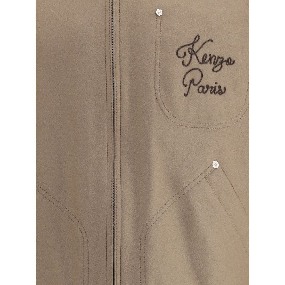 Kenzo Brown Leather Jacket
