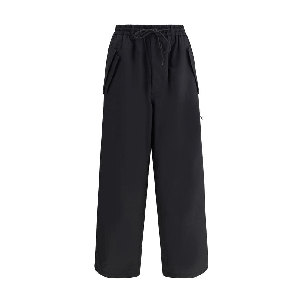 Y-3 Black Wool Casual Pants