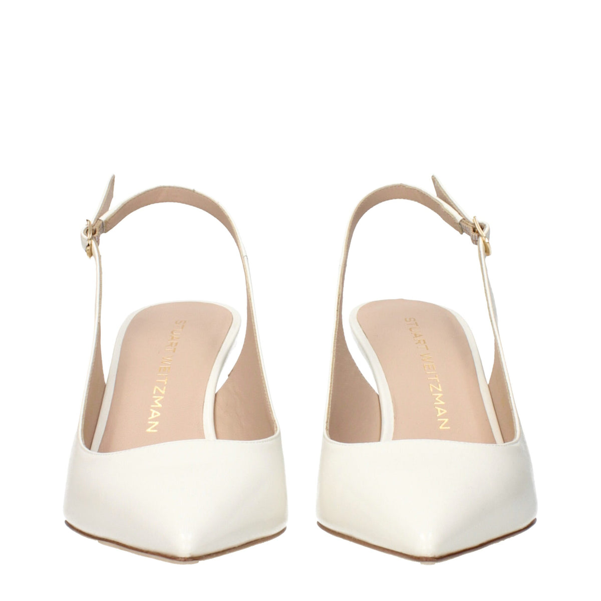Stuart Weitzman Beige Leather Pumps